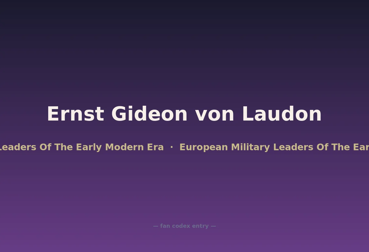 Ernst Gideon von Laudon